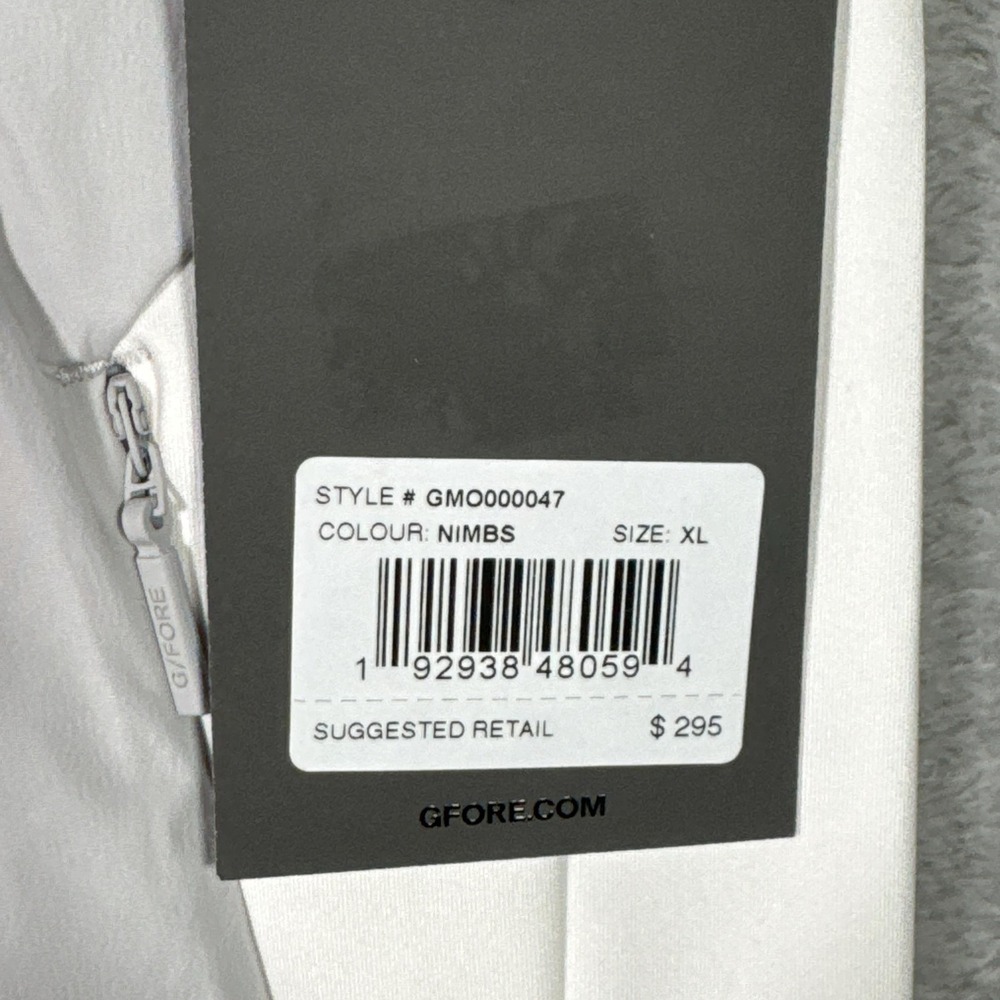 G/FORE Vest Mens XL Gray Maverick Hybrid Stretch Windbreaker Golf Full Zip - Picture 3 of 10